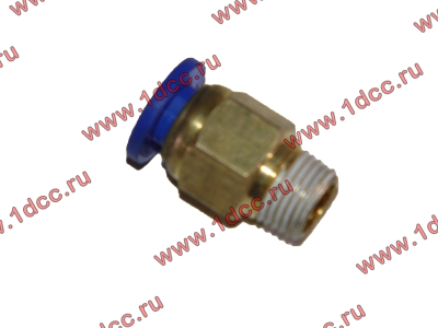 Фитинг (бронза, прямой, П конус 14) d-6 HOWO (ХОВО)  фото 1 Петрозаводск